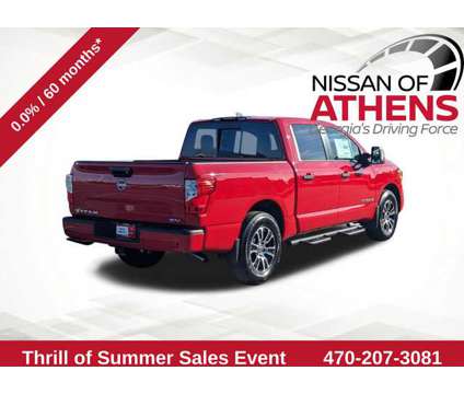 2024 Nissan Titan SV is a Red 2024 Nissan Titan SV Truck in Athens GA