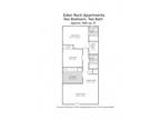 Eden Rock Apartments - 2 Bedroom 2 Bath_840 sq ft