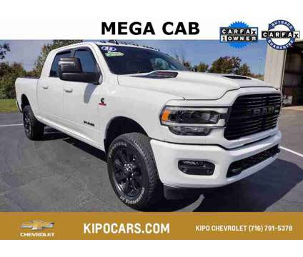 2023 Ram 2500 Laramie Mega Cab is a White 2023 RAM 2500 Model Laramie Truck in Ransomville NY