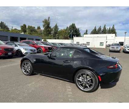 2023 Mazda Miata RF Grand Touring is a Black 2023 Mazda Miata Grand Touring Convertible in Gladstone OR