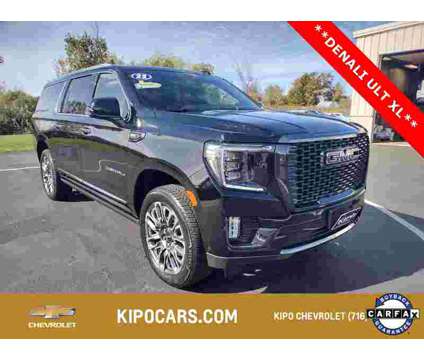 2023 GMC Yukon XL Denali Ultimate is a Black 2023 GMC Yukon XL Denali SUV in Ransomville NY