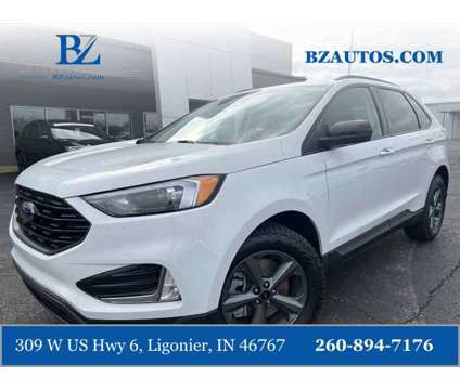 2024 Ford Edge SEL is a White 2024 Ford Edge SEL SUV in Ligonier IN