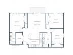 Danbury Apartment Community - Danbury - Three Bedroom - Plan A