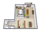 Danbury Apartment Community - Cedars - One Bedroom Plan 11A