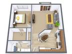 Danbury Apartment Community - Flickertail - One Bedroom - Plan 11B