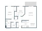 Danbury Apartment Community - West Court - Two Bedroom - Plan 21A