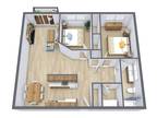 Danbury Apartment Community - Westcourt - Two Bedroom - Plan 21B