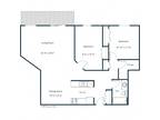 Danbury Apartment Community - West Court - Two Bedroom - Plan 21C