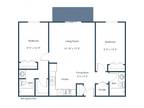 Danbury Apartment Community - West Court - Two Bedroom - Plan 22A
