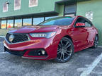 2018 Acura TLX V6 w/Tech w/A SPEC 4dr Sedan w/Technology and A Package (Red