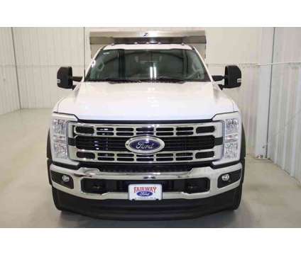 2023 Ford F-550SD XL w/9ft. Aluminum Drop Side Rugby Electric Dump 4WD is a White 2023 Ford F-550 Car for Sale in Canfield OH