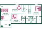 Gallery Apartments - 2 Bedroom / 2 Bath - Plan B