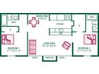 Gallery Apartments - 2 Bedroom / 2 Bath (with Fireplace) - Plan A