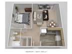 Riverside Towers Apartment Homes - One Bedroom - 658 sqft