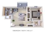 Kingswood Apartments & Townhomes - One Bedroom - 700 sqft