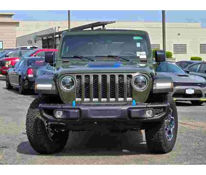2023 Jeep Wrangler Rubicon 4xe SKY ONE TOUCH is a Green 2023 Jeep Wrangler Rubicon SUV in Saint Charles IL