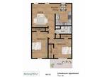 Broadway Apartments - Plan A Patio