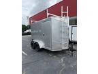 2023 Tailor-Made Trailers 6 Wide Enclosed 6 x10 tandem with ladder racks