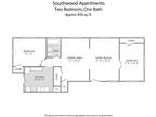 Southwood Apartments - City - 2 Bedroom 1 Bath_850 sq. ft.