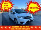 2015 Honda Fit Lx Hatchback White Auto 2-Owners Gas Saver-41mpg Well