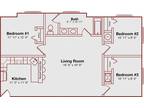 Philadelphia Square Apts - PS2- 3 Bedroom Large