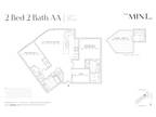 The Mint II - 2 Bed 2 Bath AA