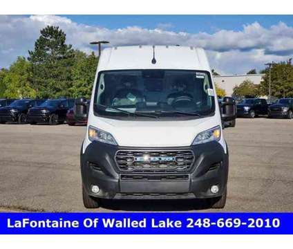 2023 Ram ProMaster 3500 High Roof is a White 2023 RAM ProMaster 3500 High Roof Van in Walled Lake MI