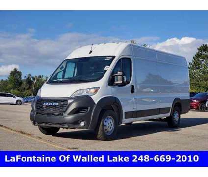 2023 Ram ProMaster 3500 High Roof is a White 2023 RAM ProMaster 3500 High Roof Van in Walled Lake MI