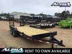 2022 Caliber 20' Flatbed Equipment Trailer 14K LB GVWR