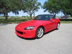 2005 Honda S2000 Convertible Red