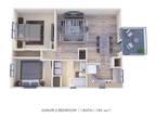 Curren Terrace Apartment Homes - Two Bedroom - 740 sqft