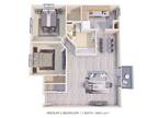 Curren Terrace Apartment Homes - Two Bedroom - 840 sqft