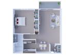 Park Butterfield Apartments - 1 Bedroom Floor Plan A1