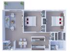 Park Butterfield Apartments - 2 Bedroom Floor Plan B1