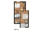 Mosaic Apartments - 1 Bed 1 Bath Plan A Downstairs