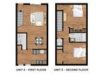 Mosaic Apartments - 2Bed 1.5Bath Townhome Plan E