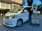 2007 Toyota Alphard Hybrid Accessable Wheelchair Van with Removable Seat