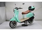 Teal Green Cali 50cc Vintage Scooter