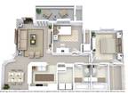 Three Lakes Apartments - B1 - 2 Bed | 2 Bath | 885 sq ft