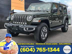 021 JEEP WRANGLER Unlimited Sahara 4x4 SUV: BC Vehicle, Low KMs!