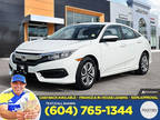 2017 Honda Civic Lx Sedan: 6-Spd Manual, 1-Owner, Local