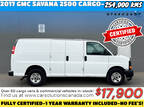2017 Gmc Savana-2500 Cargo Van***Certified*** 2500