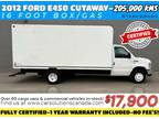 2012 Ford E450 Super Duty-***16 Foot Cube Van*** Cutaway