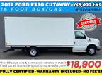 2012 Ford E350-Cube Van-Cutaway***16 Foot Box***Certified*** Cutaway