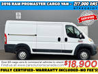 2016 Ram Promaster Cargo Van ***Fully Certified*** 1500 136 WB