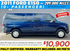 2011 Ford E-Series 150 ***8 Passenger***Fully Certified*** 8-Passenger
