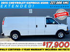 2015 Chevrolet Express 2500 Extended ***Certified*** 2500