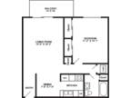 Appletree Apartments - Model 1A - 740 sq. ft.