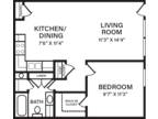 Southfork Apartments - 1 Bed | 1 Bath | 552 sq ft