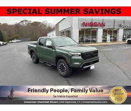 2024 Nissan Frontier PRO-4X is a Green 2024 Nissan frontier Pro-4X Truck in Old Saybrook CT